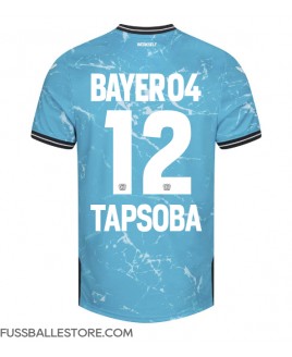 Günstige Bayer Leverkusen Edmond Tapsoba #12 3rd trikot 2023-24 Kurzarm